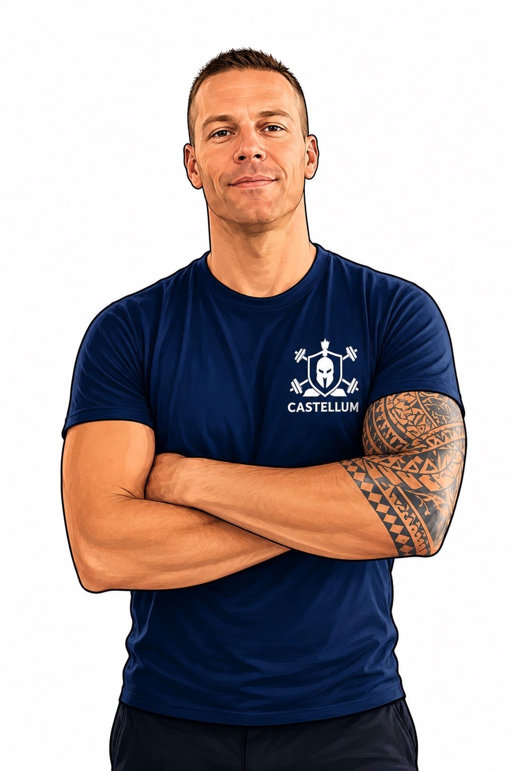 Portret van Sven Beemer, eigenaar en headcoach van CrossFit Castellum